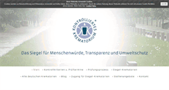 Desktop Screenshot of kontrolliertes-krematorium.de