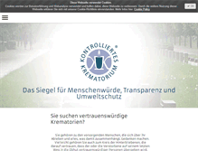 Tablet Screenshot of kontrolliertes-krematorium.de